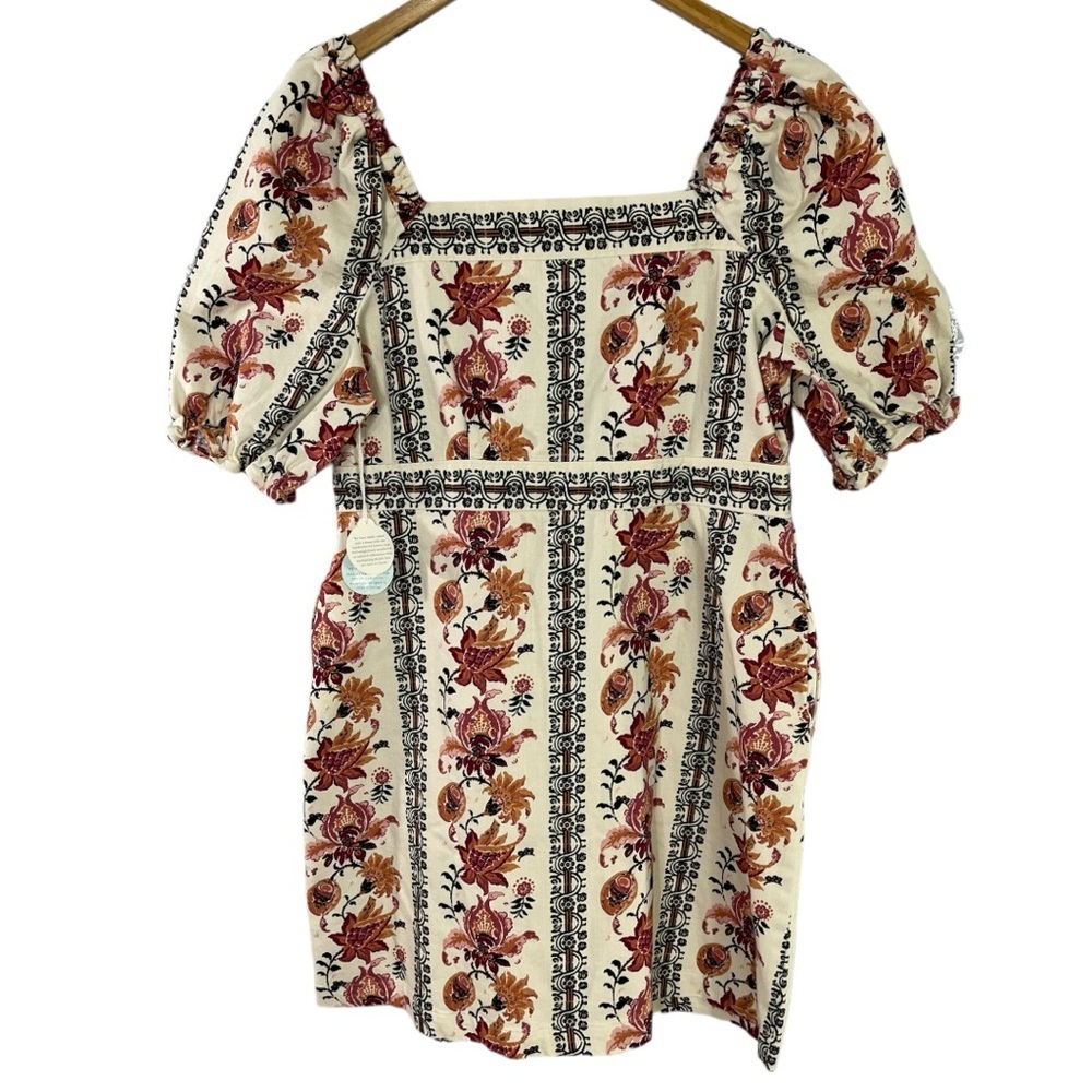 NWT Spartina 449 Catrina Denim Dress Linden size L in Vintage Thistle Stripe - Picture 11 of 12